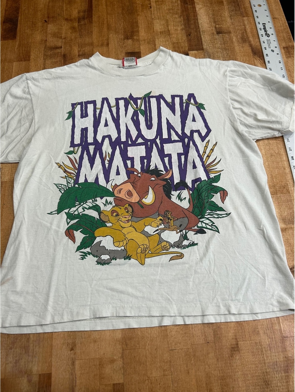 Vintage single stitch Disney Hakuna Matata Lion King T-Shirt Large
